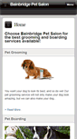 Mobile Screenshot of petgroomingbainbridge.com